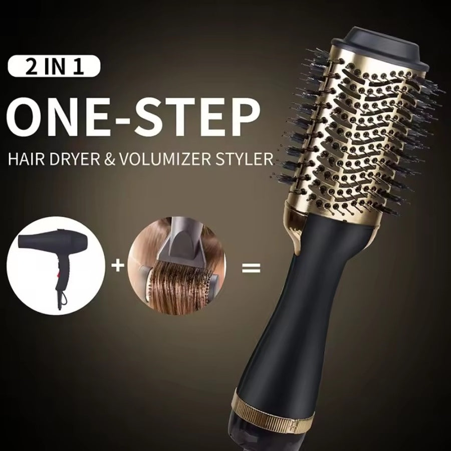 Hot Hair Blow Dryer Brush One Step Hot Air Stylers and Volumizer 2 In 1 Styling Tool Electric Hair Dryer with Hot Brush Travel Friendly Heated Hairbrush