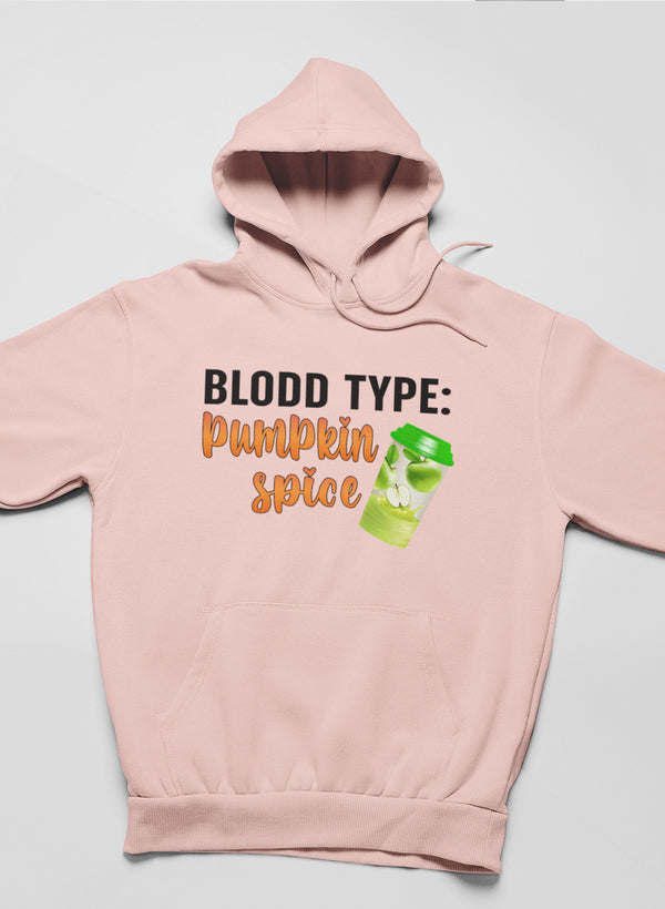 Blood Type Pumpkin Spice Hoodie