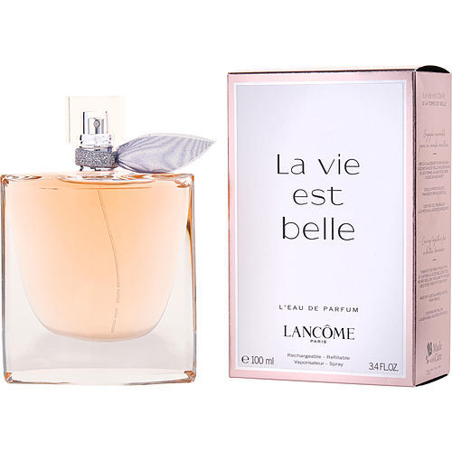 LA VIE EST BELLE by Lancome L'EAU DE PARFUM SPRAY REFILLABLE 3.4 OZ