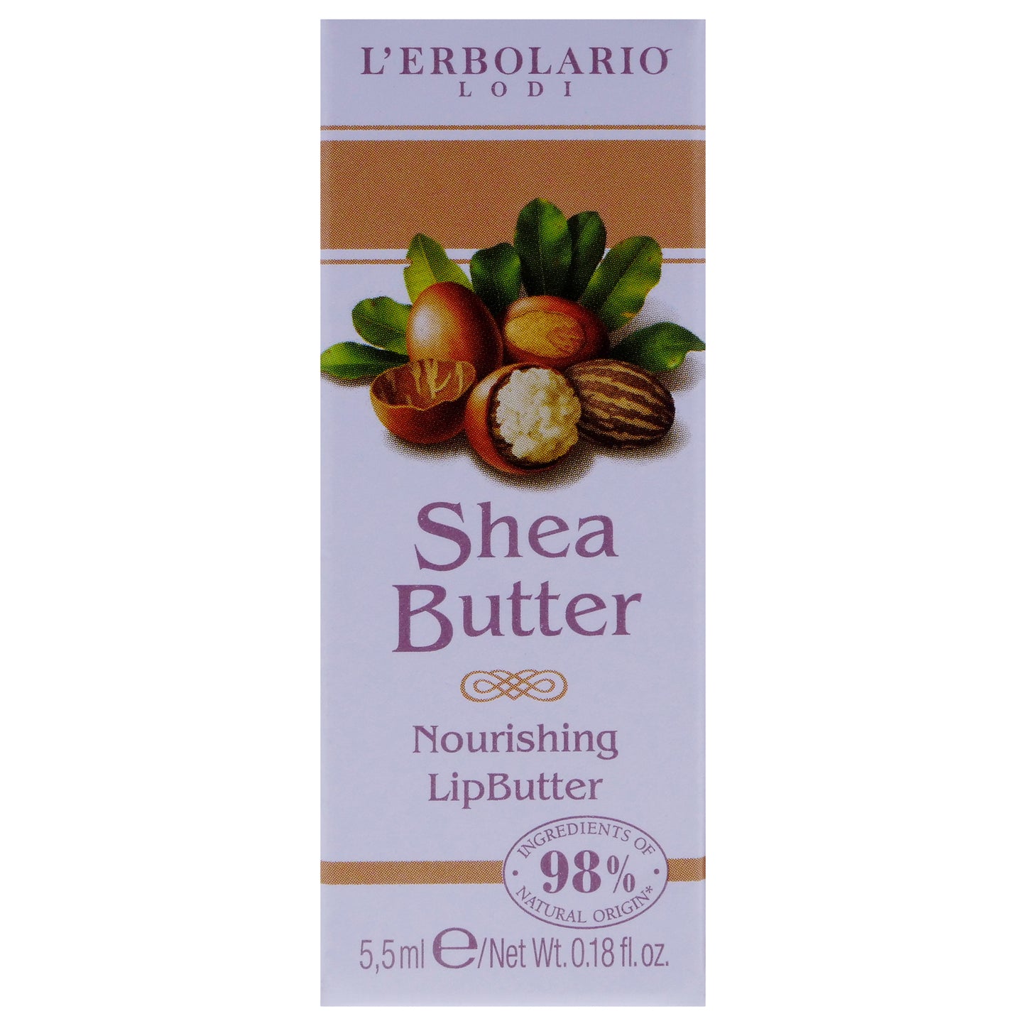 Nourishing Lips Butter - Shea Butter by LErbolario for Women - 0.18 oz Lip Balm