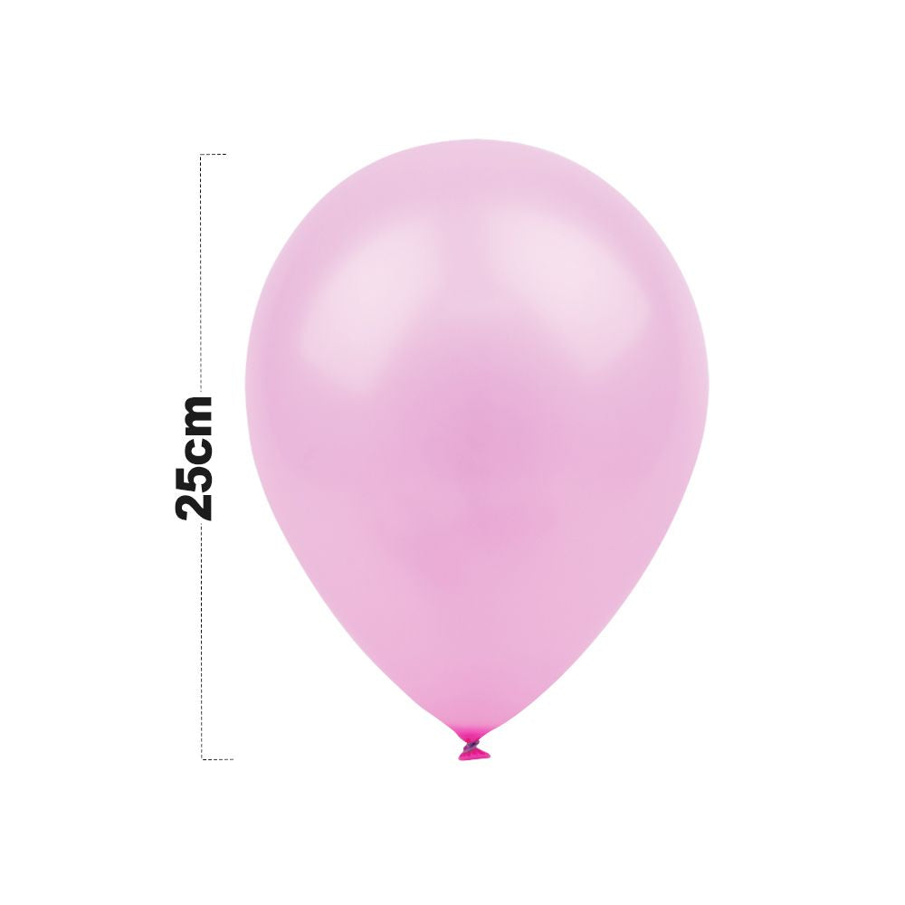 Pastelkleurige Eenkleurige Balonnen Pink (Pack of 600)25cm