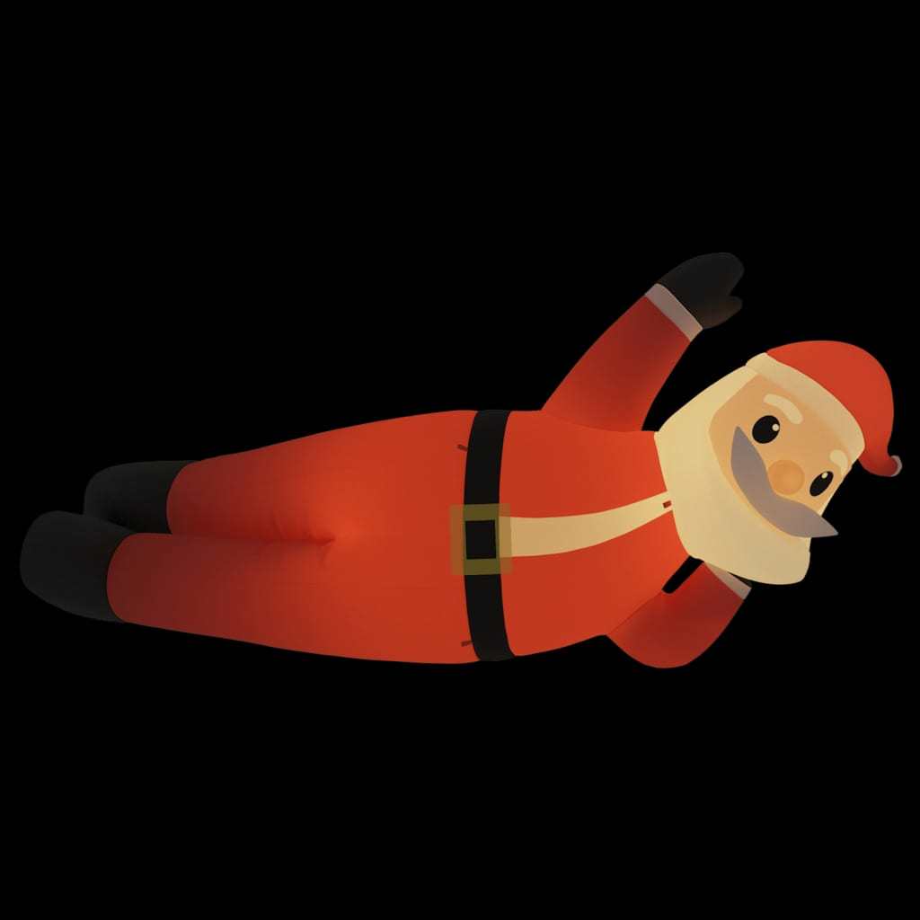 Christmas Inflatable Lying Santa LED 63"