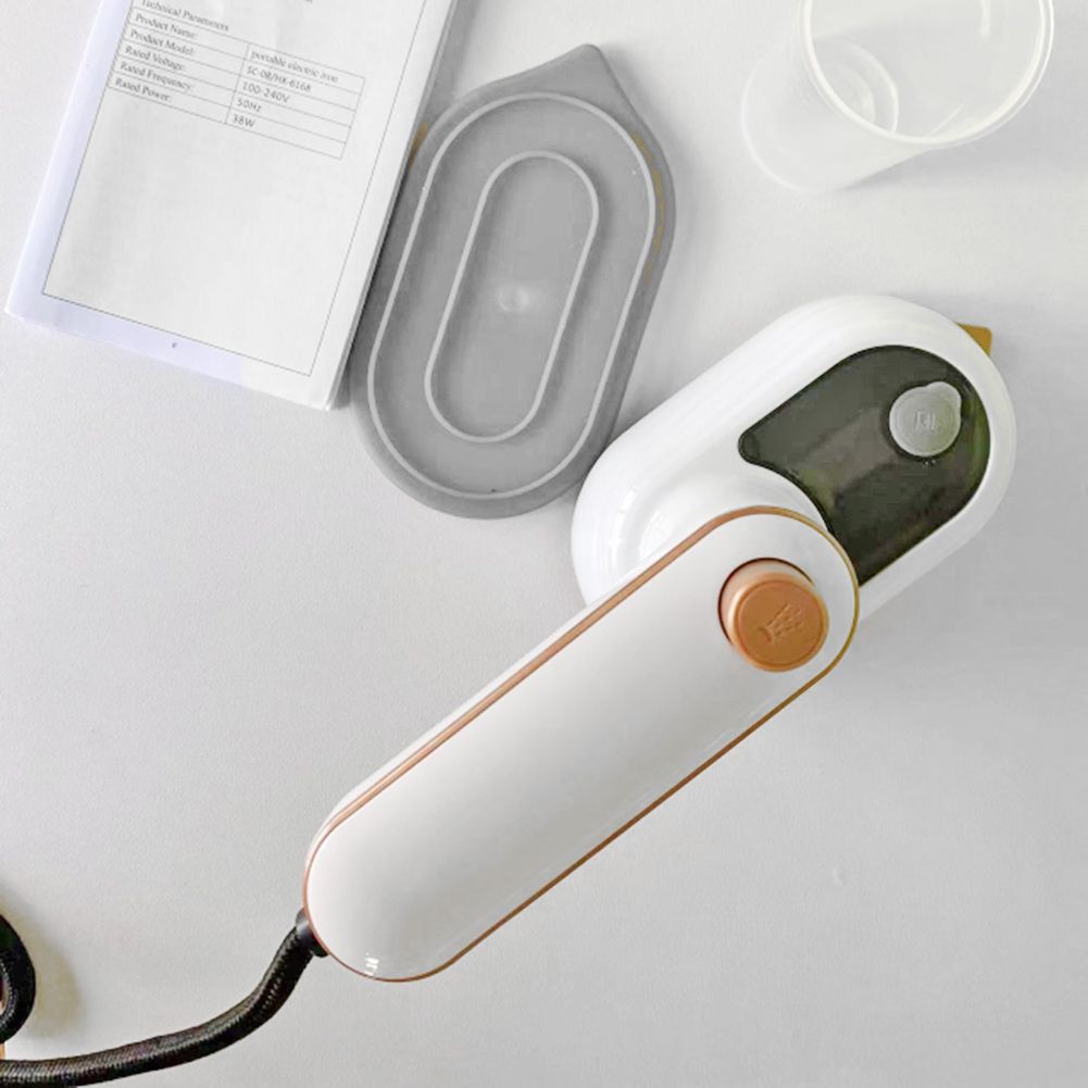 Professional Mini Steam Iron Handheld Portable Garment Steamer Dry Wet Double Clothes Fabric Ironing Machine for Home and Travel; with Ironing Board Pad