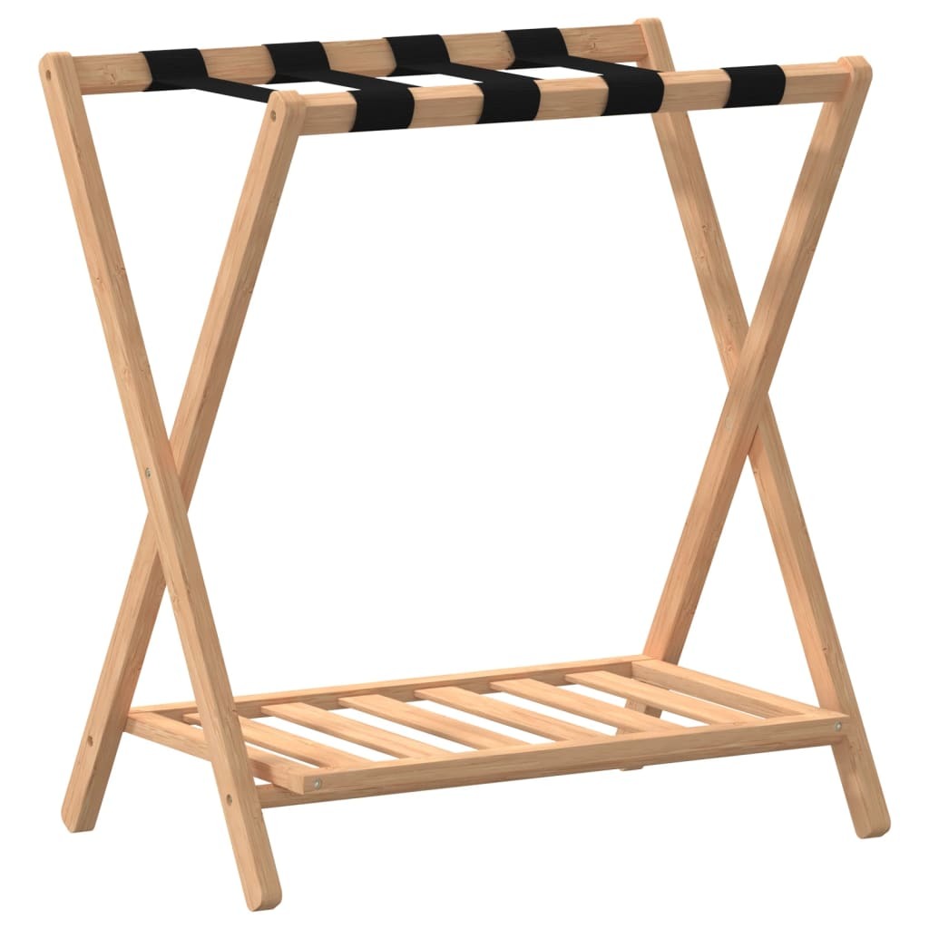 Luggage Rack 26.8"x15"x22.8" Bamboo