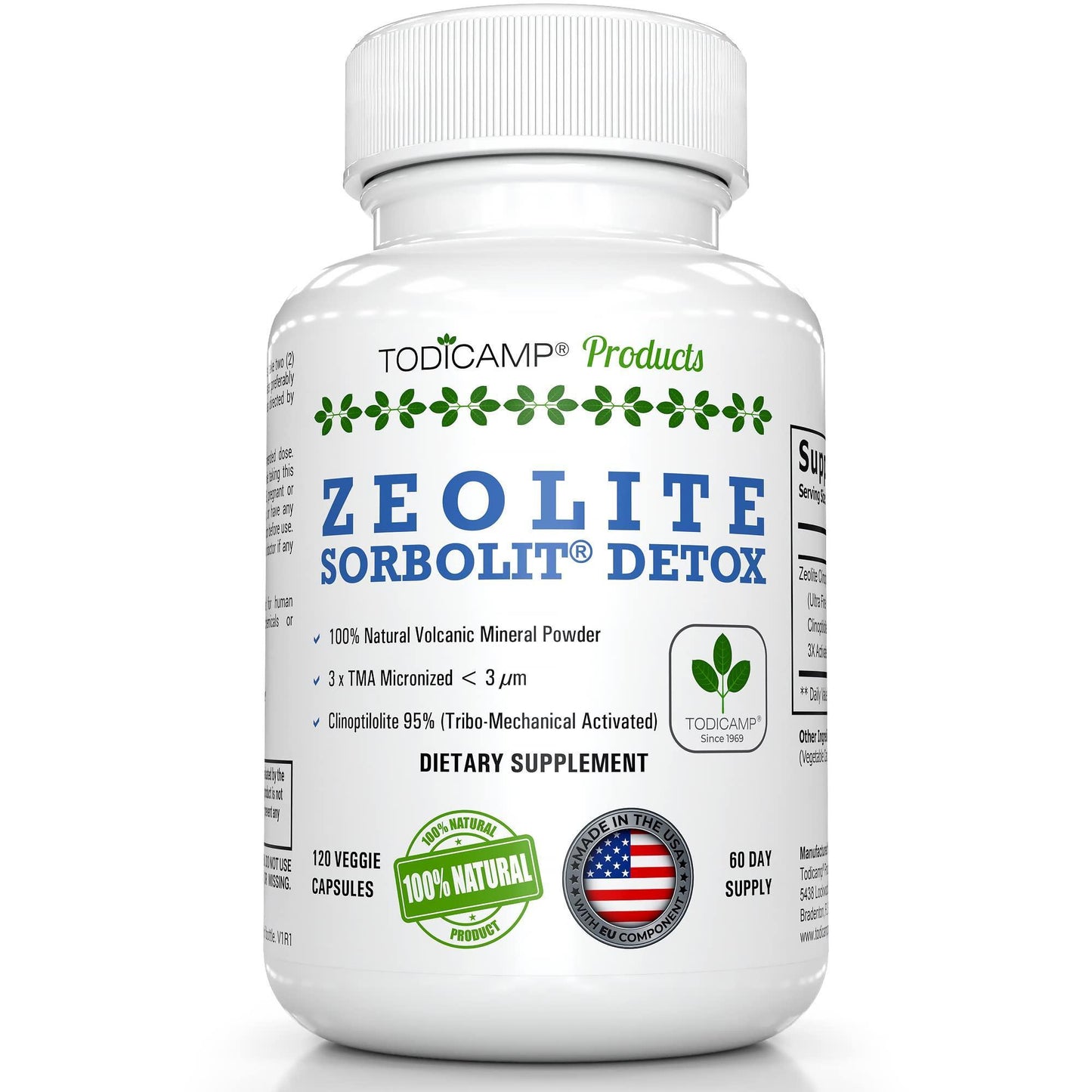 Zeolite Detox Capsules 120 Zeolite Capsules 1 2 µm Clinoptilolite Zeolite Detox 2 Months Supply Zeolite Clinoptilolite Capsules Zeolite Sorbolit Detox Zeolite Pills