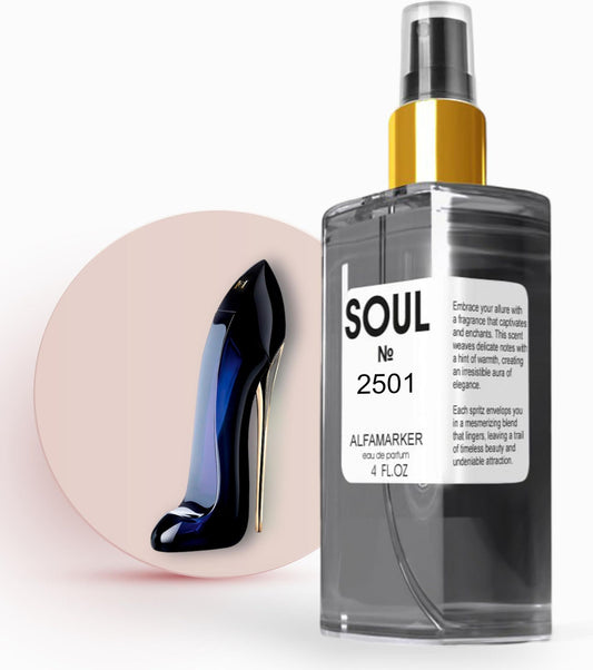 SOUL No. 2501 Impression of Good Girl Perfume for Women Women Eau de Parfum Spray 4.0 Fl Oz 120 ml Long Lasting Fragrance