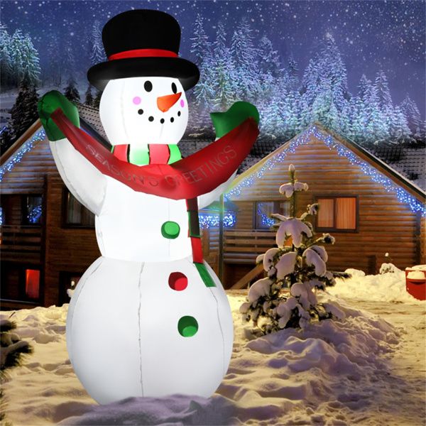 6 Feet Christmas Decoration Inflatable Christmas Snowman