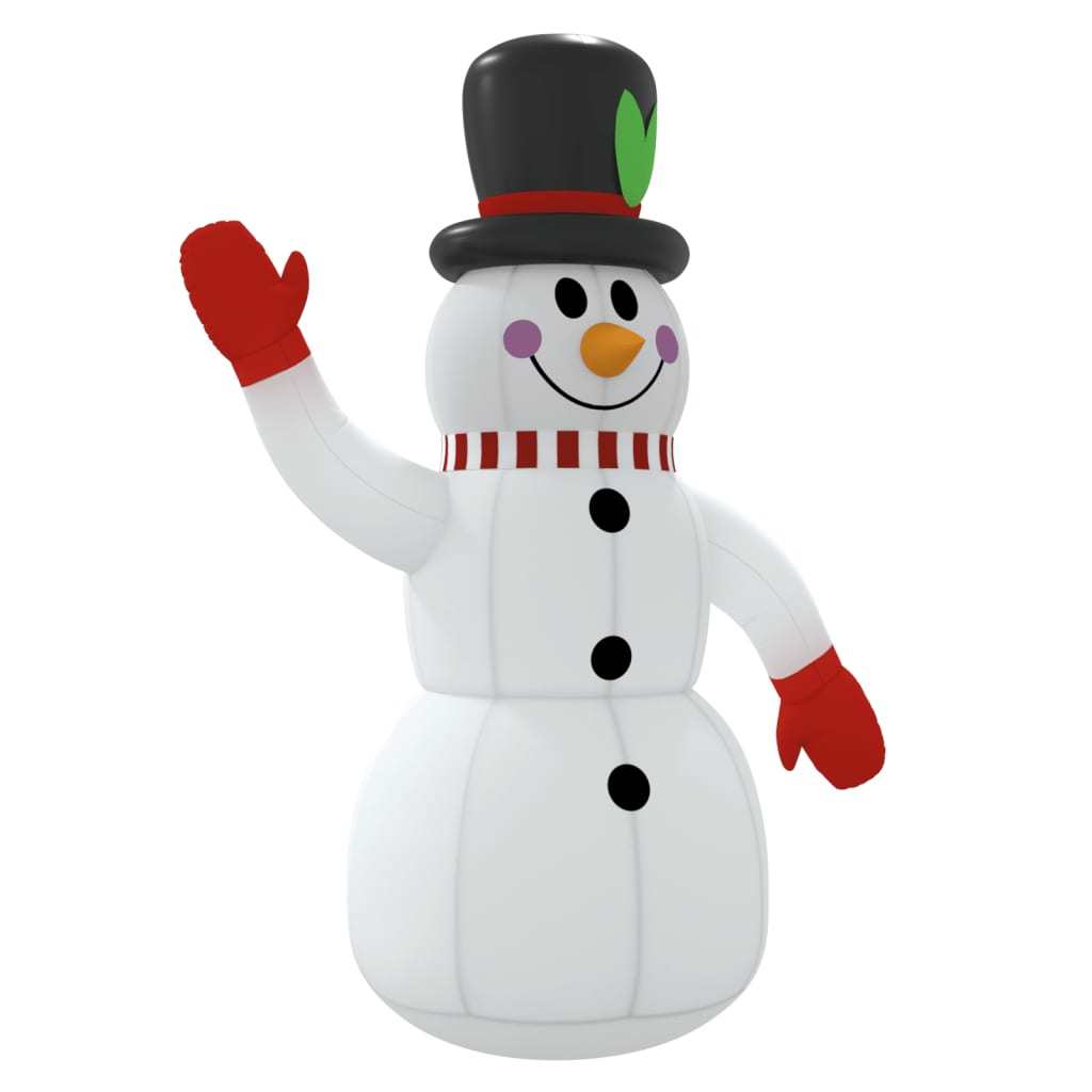 Inflatable Snowman with LEDs 4 ft