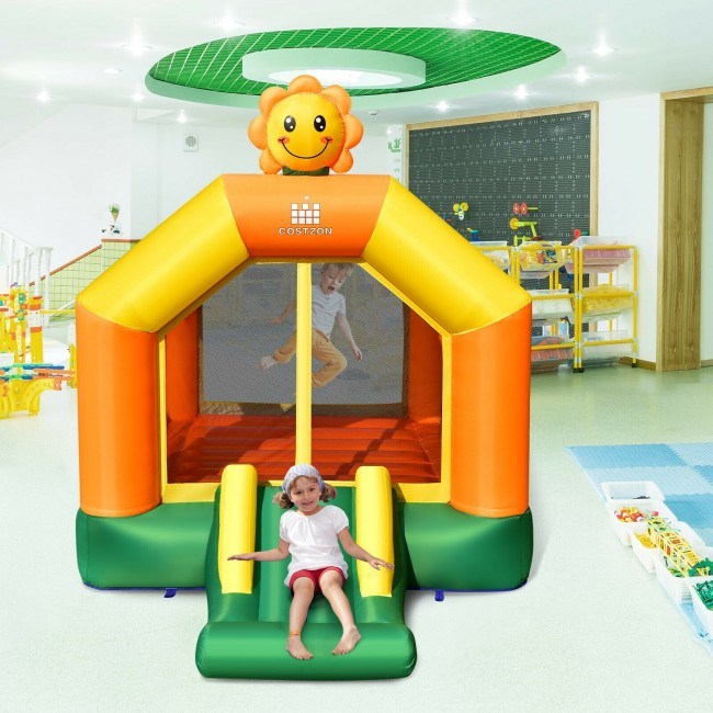 Kids Inflatable Bounce Jumping Castle House with Slide without Blower