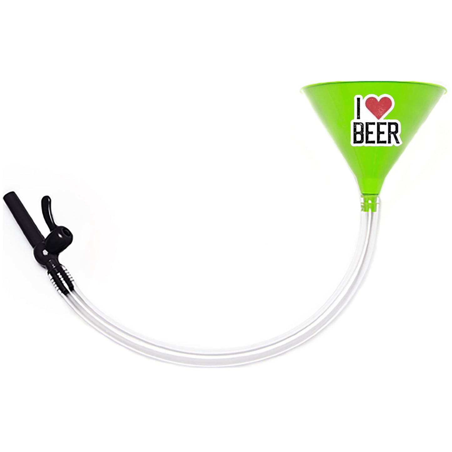 I Love Beer - Beer Bong Funnel with Valve