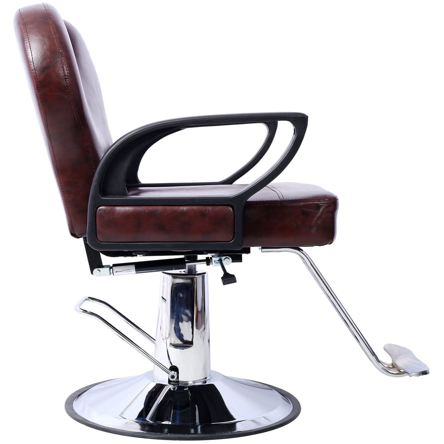 Artist hand Hair Stylist All Purpose Barber Chair for Barbershop Salon Chair,Heavy Duty Hydraulic Barber Chair Spa Furniture Shampoo Reclining Extra Wider Seat Beauty Hair Salon Equipment ,brown