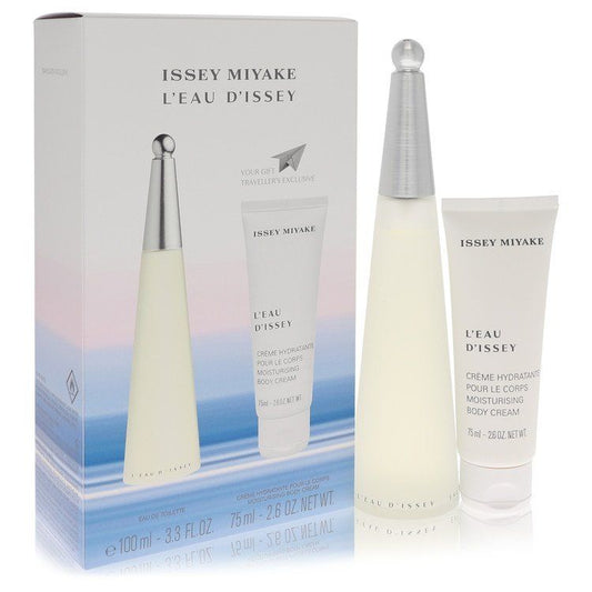 L'eau D'issey (issey Miyake) by Issey Miyake Gift Set - 3.3 oz Eau DeToilette Spray + 2.6 oz Body Cream
