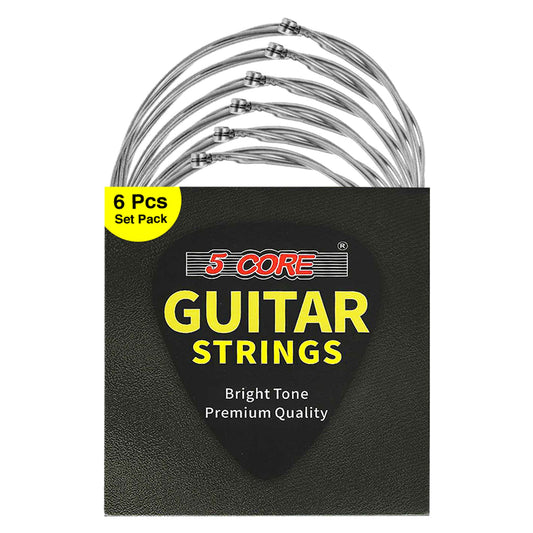 5 Core Guitar Strings Electric Pure Nickel Guitar Strings .009-.042 Guitar Strings Electric 6 String set - GS EL NK