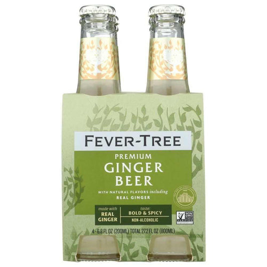 FEVER TREE: Premium Ginger Beer 4Pk, 27.2 fo
