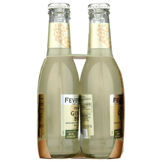 FEVER TREE: Premium Ginger Beer 4Pk, 27.2 fo