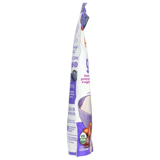 HAPPY BABY Blueberry & Purple Carrot Greek Yogis | Organic Baby Snacks 1oz