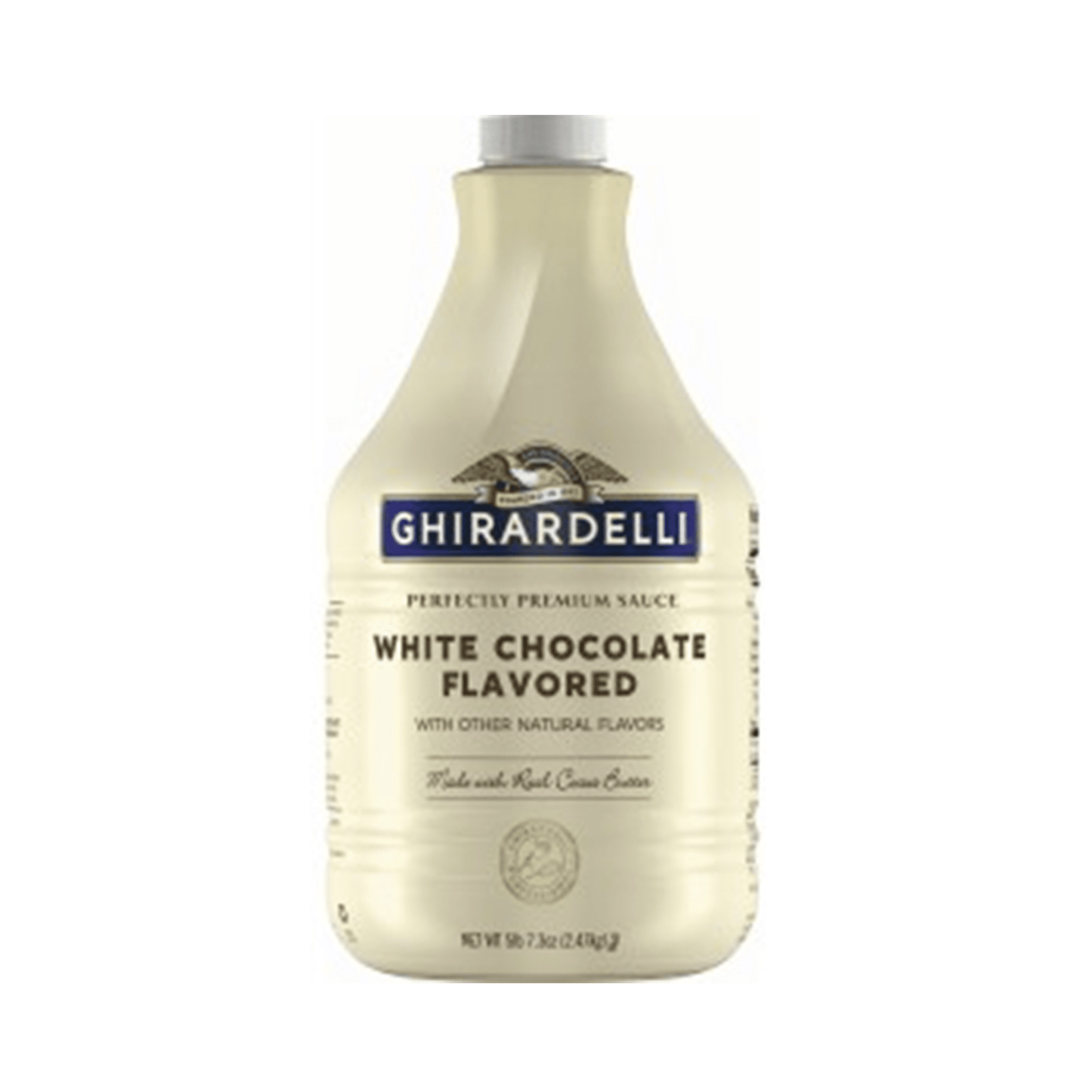 Ghirardelli White Chocolate Sauce 87.3oz Bottle