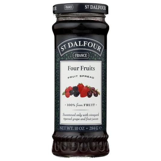 ST DALFOUR: Four Fruits Fruit Spread, 10 oz
