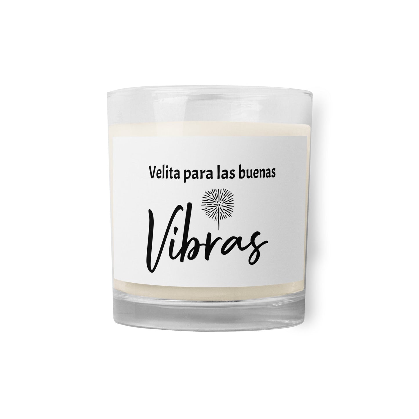 Buenas Vibras Glass jar soy wax candle
