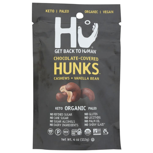 HU: Dark Chocolate Hunks Cashews Vanilla Bean Hunks, 4 oz