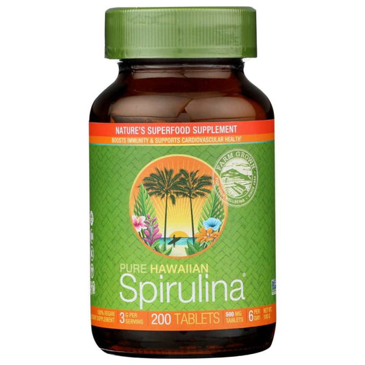 NUTREX: Hawaiian Spirulina Pacifica 500mg, 200 tb
