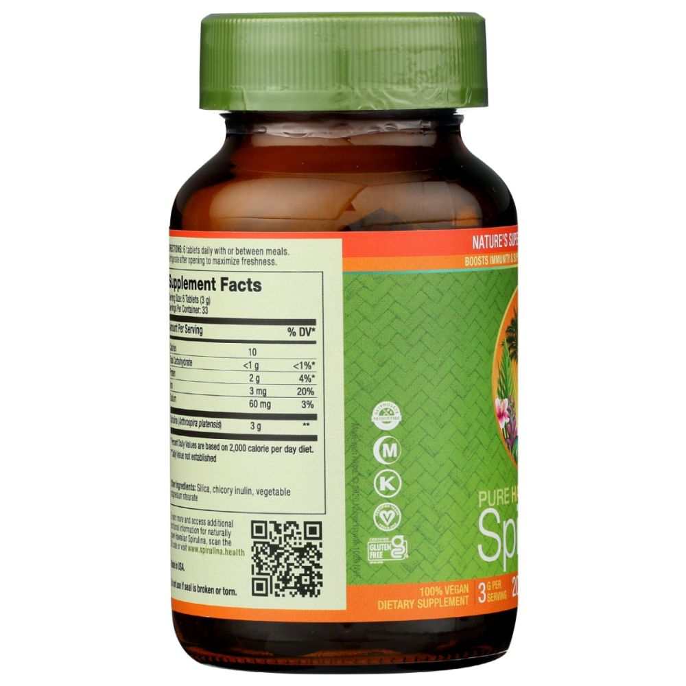 NUTREX: Hawaiian Spirulina Pacifica 500mg, 200 tb