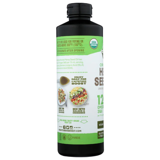MANITOBA HARVEST: Organic Hemp Seed Oil, 16.9 oz