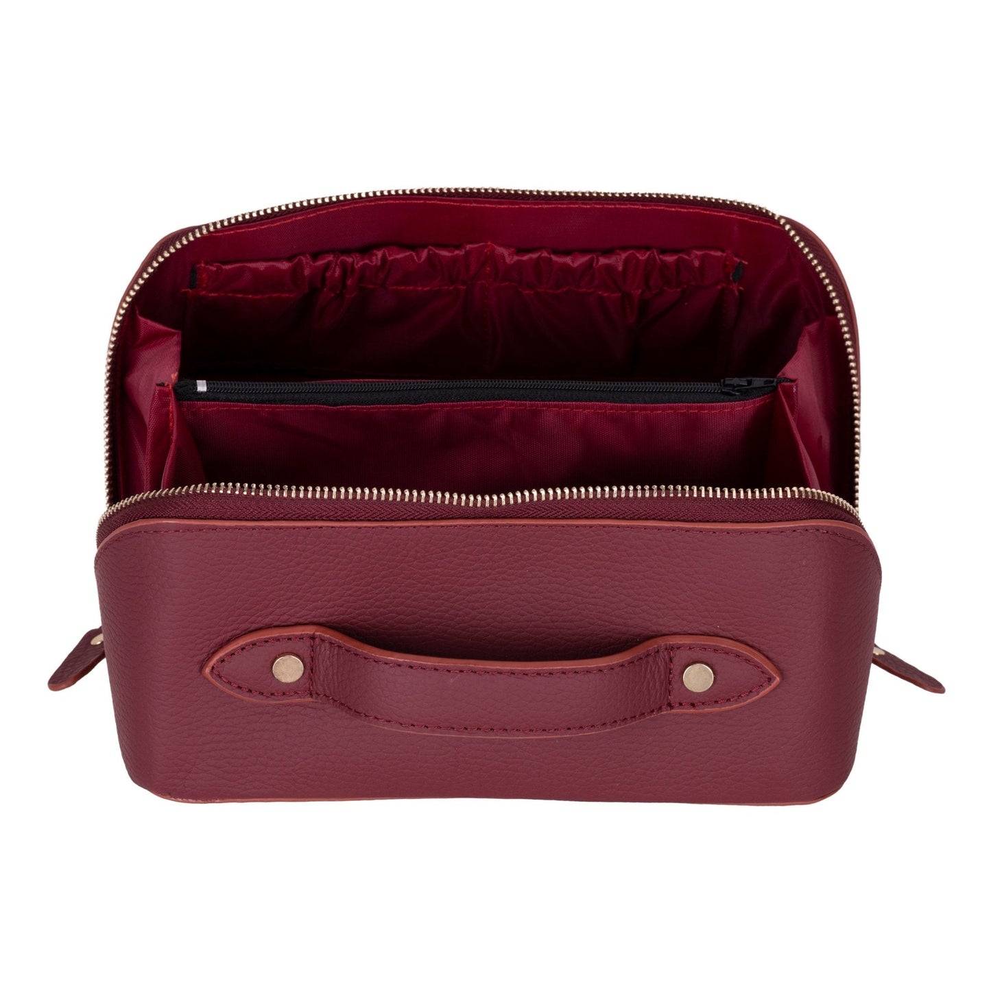 Haines Leather Cosmetic Bag – Stylish & Durable Makeup Bag for Travel