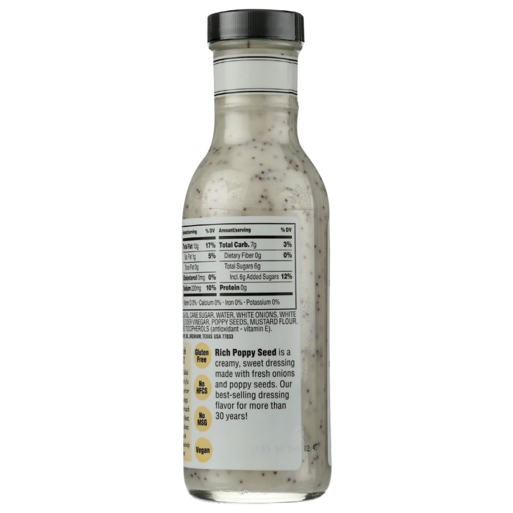 BRIANNAS: Rich Poppy Seed Dressing, 12 oz