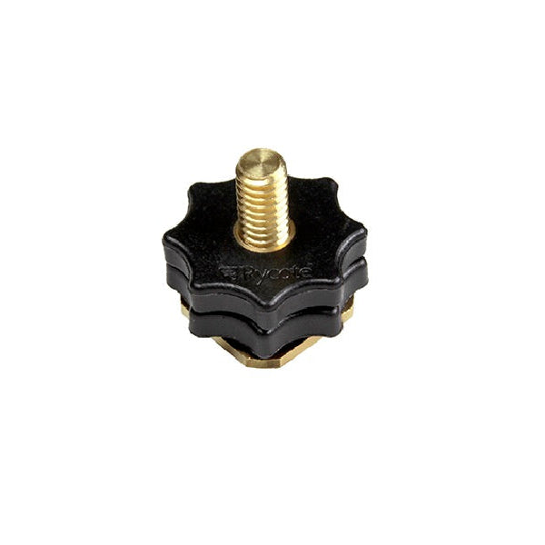 Rycote Brass Shoe Adaptor with Male Thread -  1/4" or 3/8”