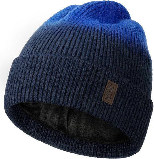 Wmcaps Winter Beanie for Men Women, Soft Warm Fleece Lined Knit Hat