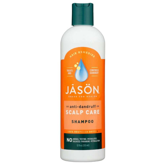 JASON: Anti Dandruff Scalp Care Shampoo -Sulfur Salicylic Acid|Treatment|12oz