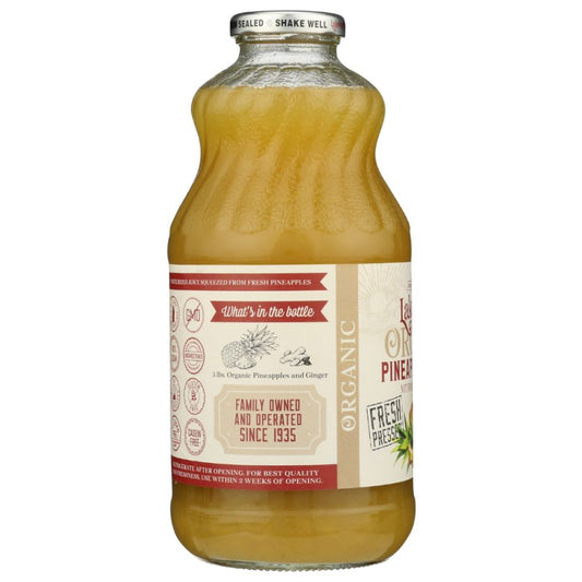 LAKEWOOD: Organic Pineapple Ginger Juice, 32 fo