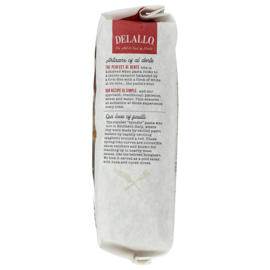 DELALLO: Organic Whole Wheat Fusilli Pasta No.27, 16 oz