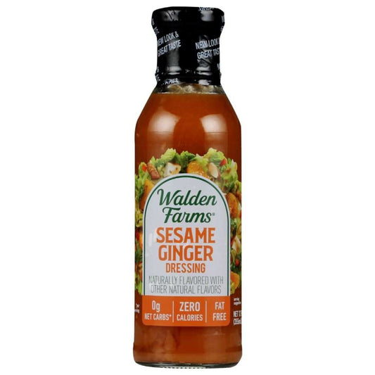 WALDEN FARMS: Calorie Free Dressing Sesame Ginger, 12 oz