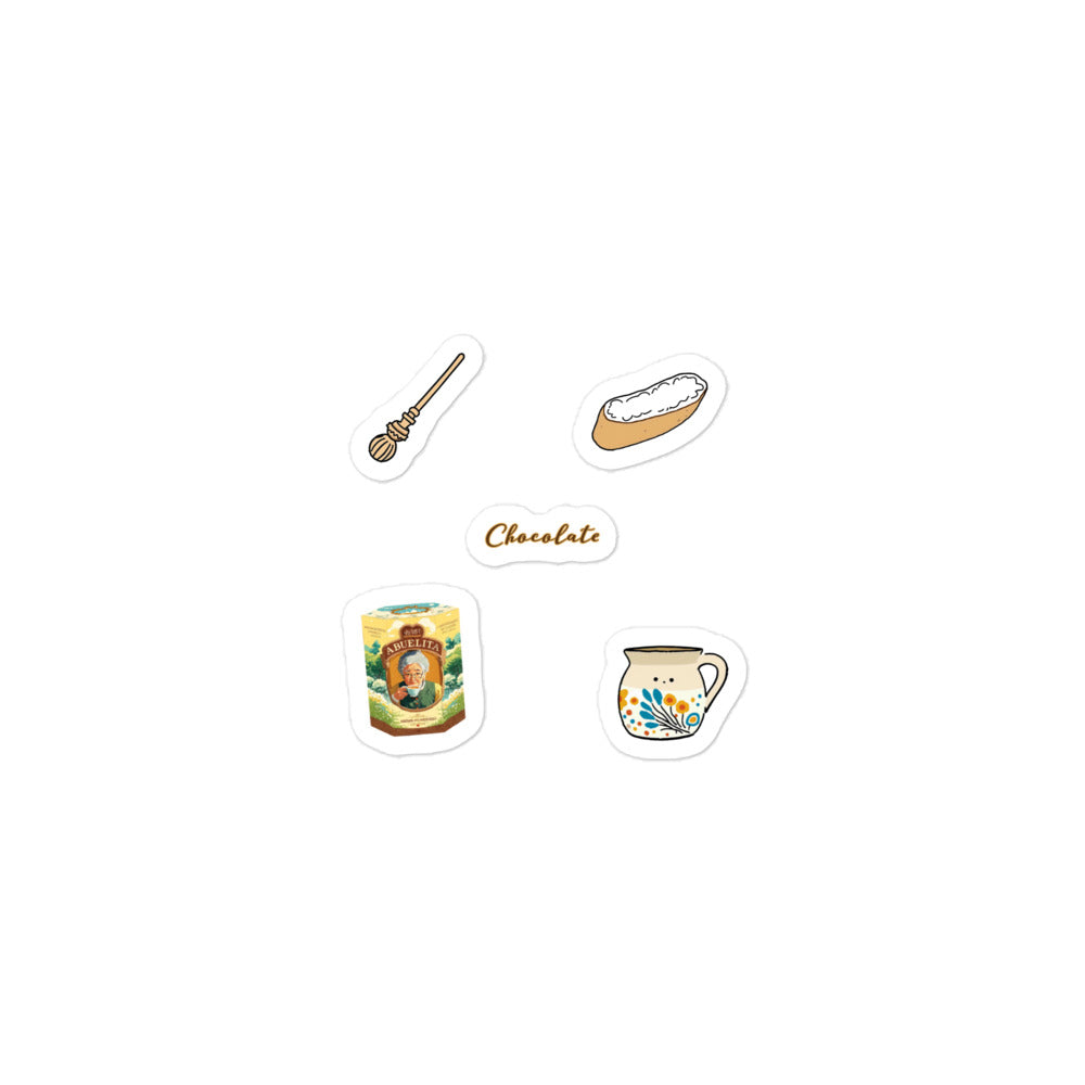 Chocolate Bubble-free stickers