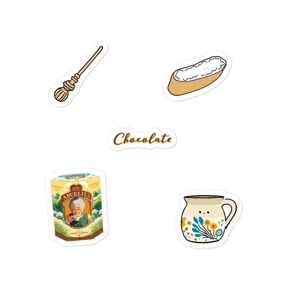 Chocolate Bubble-free stickers