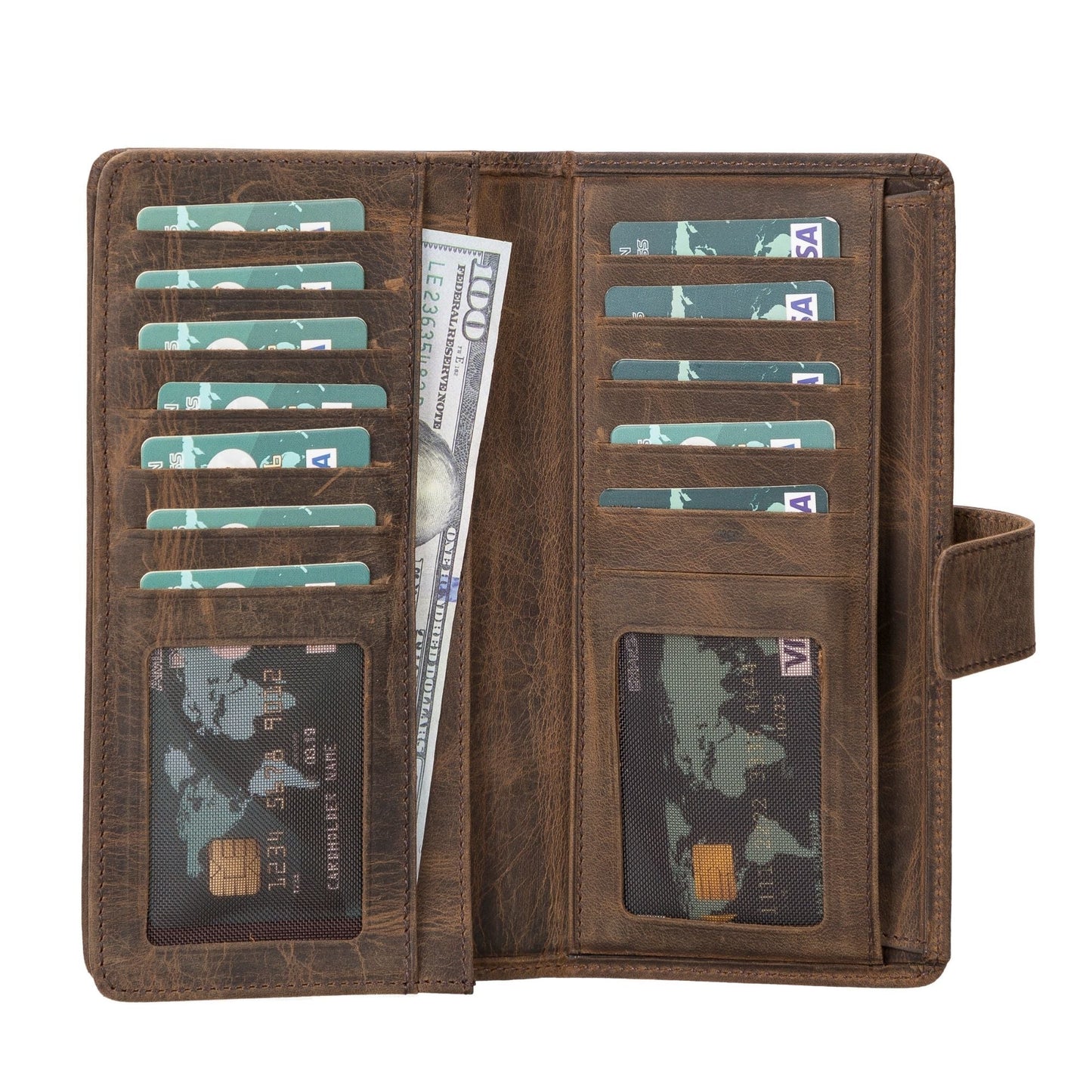 Lander Leather Phone Wallet and Multiple Card Holder for Women