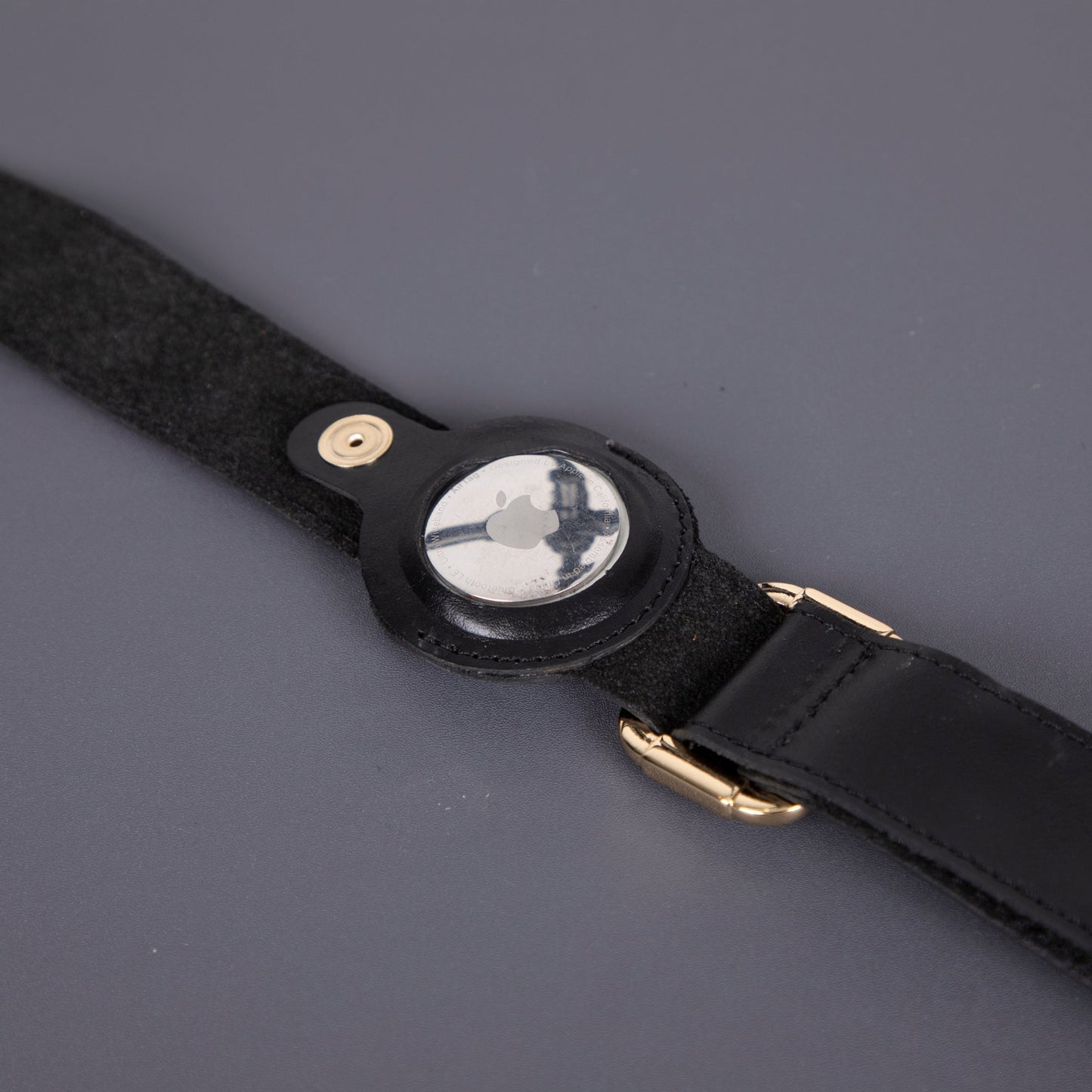 Charlotte Handcrafted Calfskin Leather Dog Collar - Compatible with AirTag