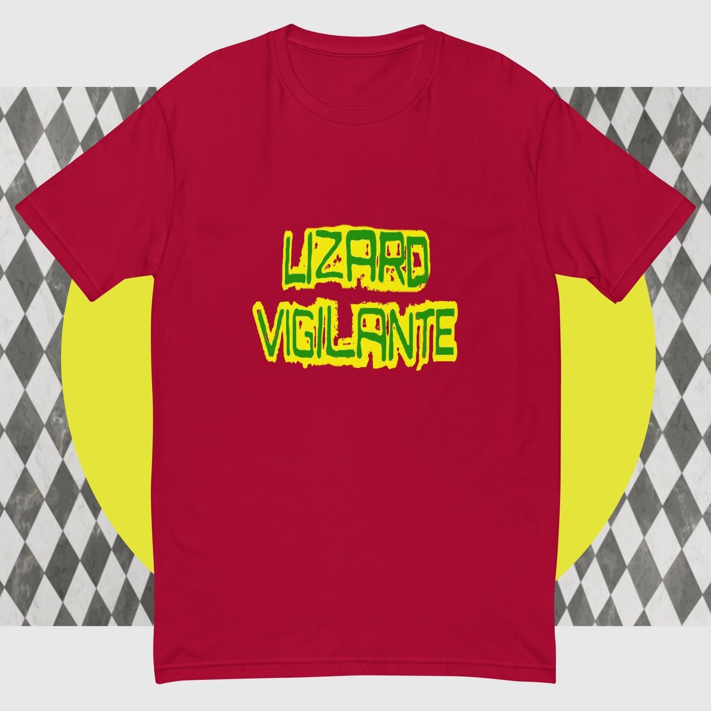 Lizard Vigilante LOGOOO Short Sleeve T-Shirt – Premium Combed Cotton Tee for Everyday Comfort