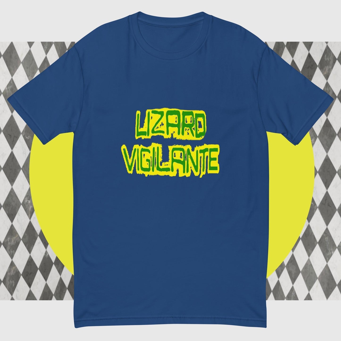 Lizard Vigilante LOGOOO Short Sleeve T-Shirt – Premium Combed Cotton Tee for Everyday Comfort