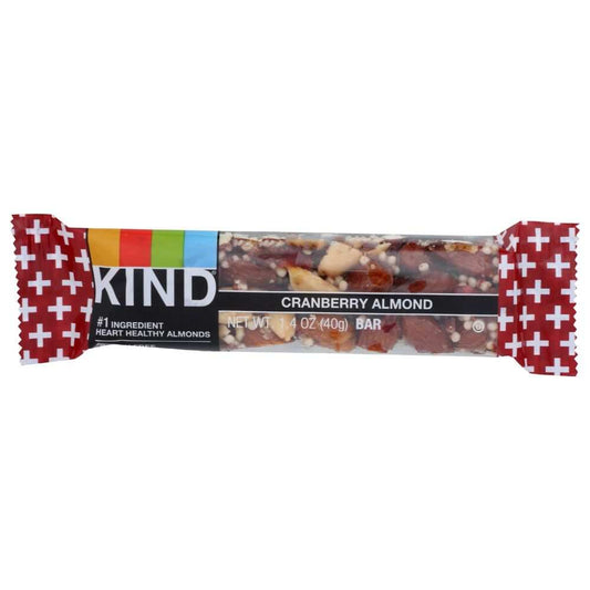 KIND Cranberry Almond Nut Bars - Delicious Snack|Cranberries & Almonds