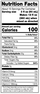 Dr. Smoothie Peach Mango Refreshers