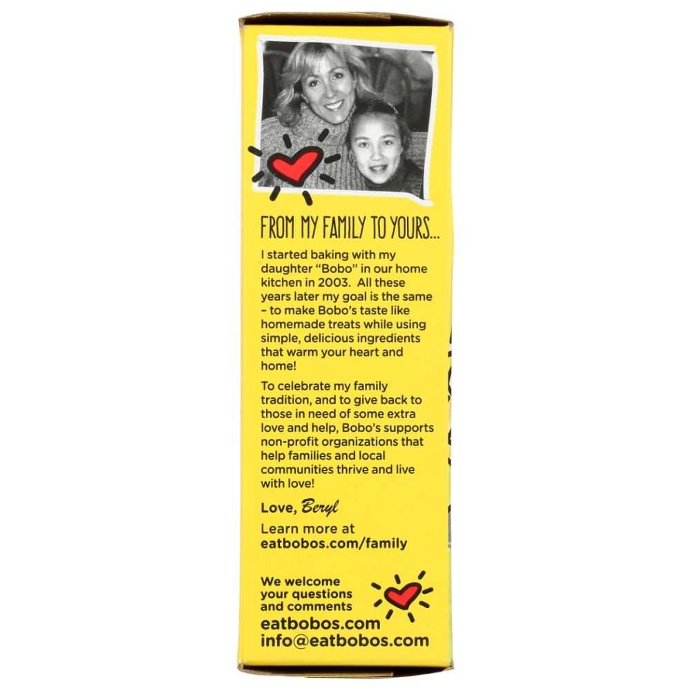 BOBOS OAT BARS: Lemon Poppyseed Oat Bites, 6.5 oz