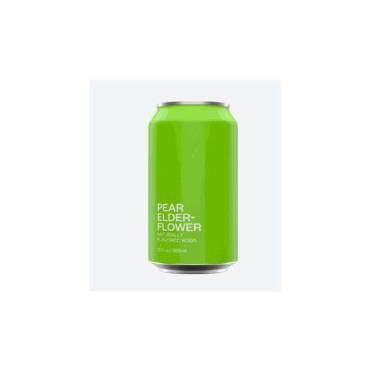 UNITED SODAS OF AMERICA: Pear Elderflower Soda, 12 fo