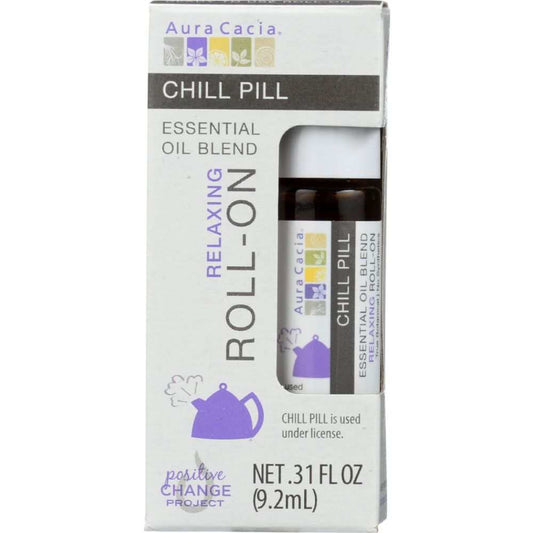 AURA CACIA: Chill Pill Roll On, 0.31 fo