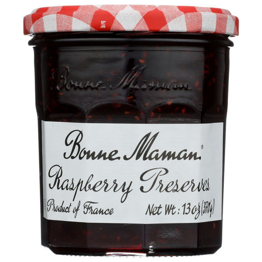 BONNE MAMAN: Raspberry Preserves, 13 oz