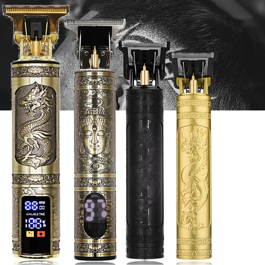 T9 RetroTrim by OHS – Cordless Vintage Hair Clipper & Beard Trimmer for Men | Fast Charging, Precision Cutting, Washable Blade, Pro Barber Style