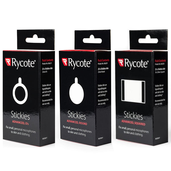 Rycote Stickies Advanced, 25/100 Pack