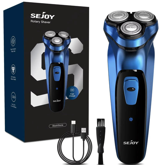 Sejoy VortexCut – 3D Smart Electric Shaver & Beard Tamer for the Clean-Shaven Legend